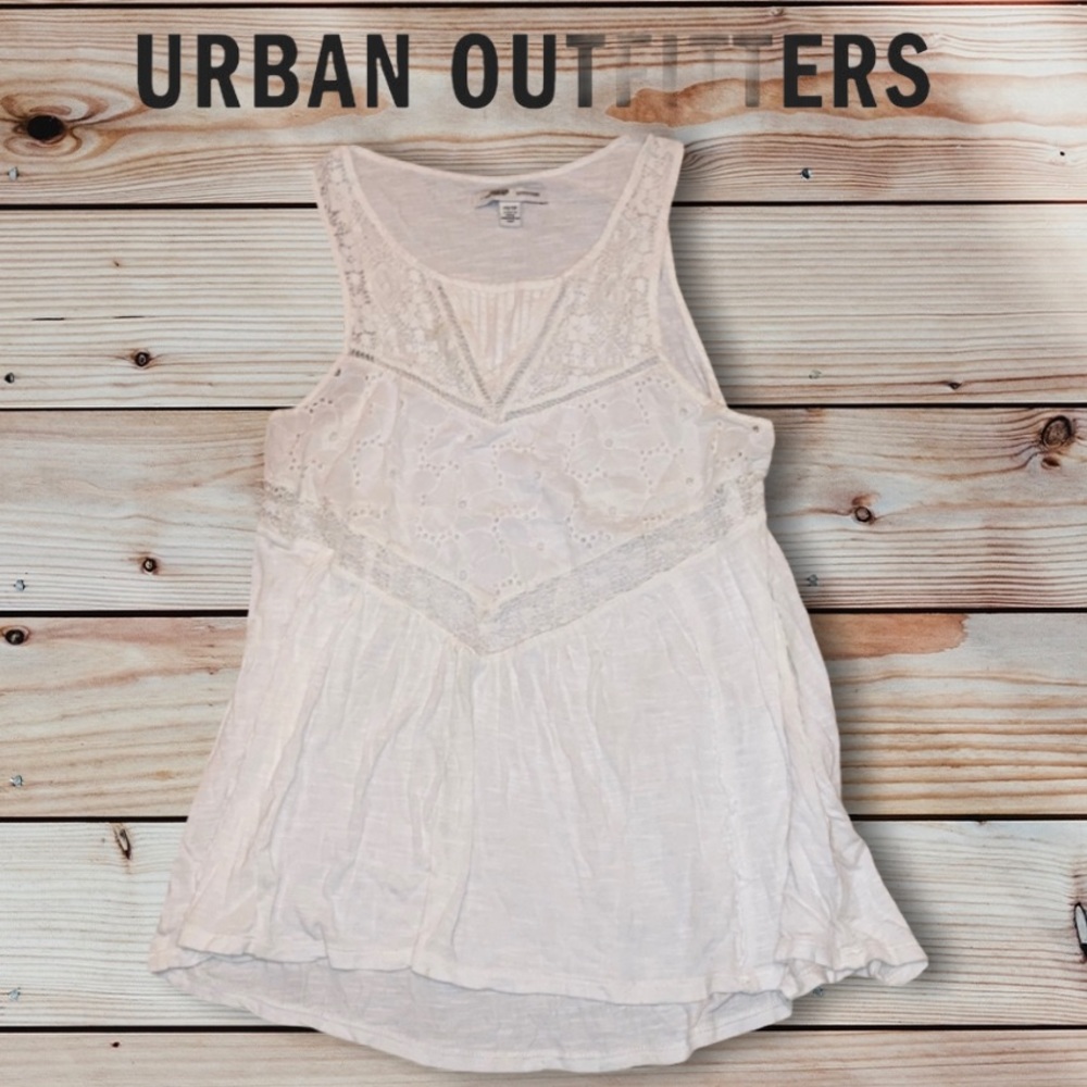 URBAN OUTFITTERS Cotton White Tank Top Sz XS